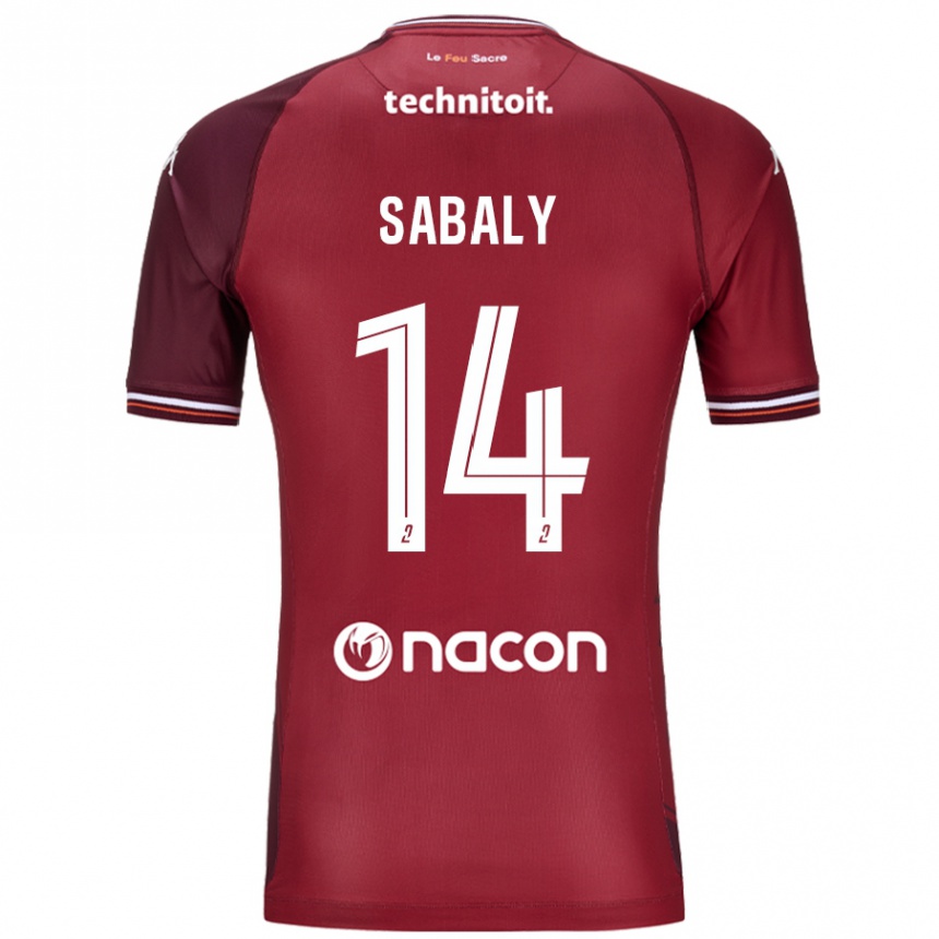 Men Football Cheikh Sabaly #14 Red Granata Home Jersey 2024/25 T-Shirt Canada