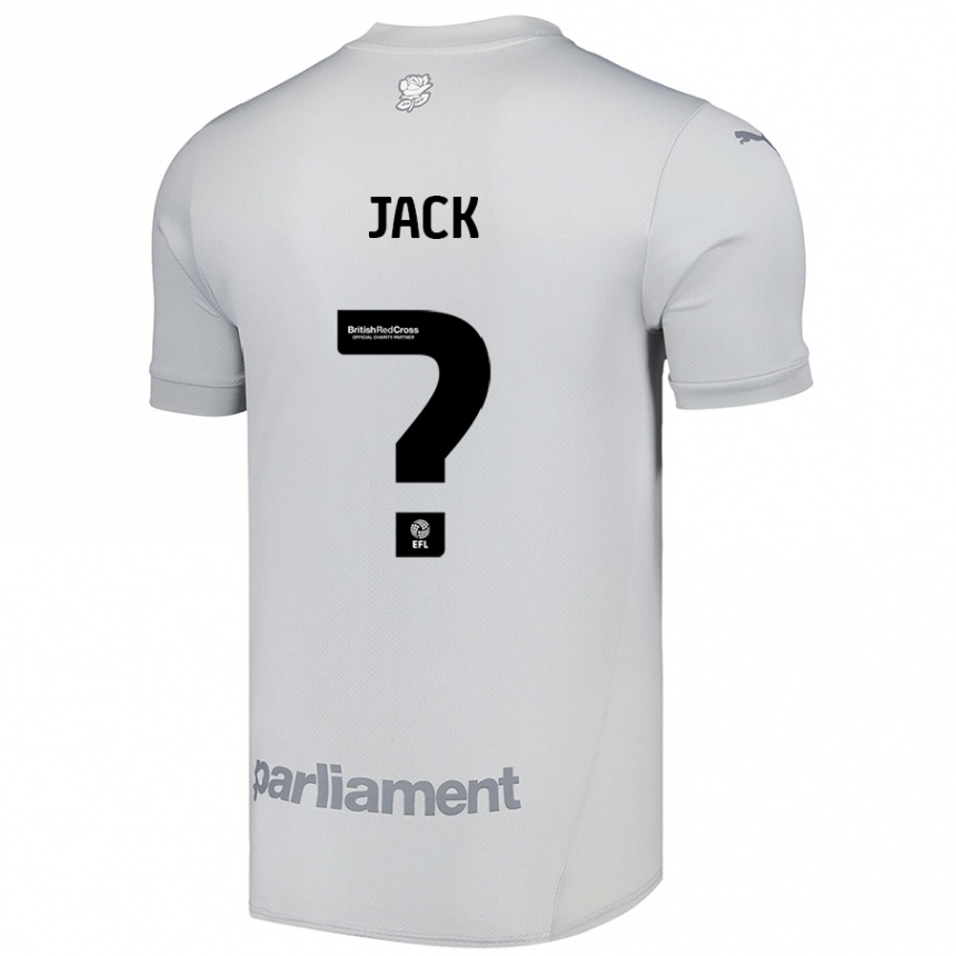 Men Football Jack Woodcock #0 Silver Gray Away Jersey 2024/25 T-Shirt Canada