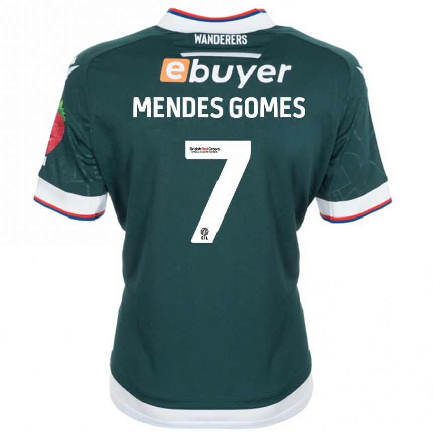 Men Football Carlos Mendes #7 Dark Green Away Jersey 2024/25 T-Shirt Canada