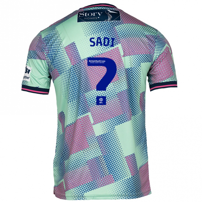 Men Football Dominic Sadi #0 Green Away Jersey 2024/25 T-Shirt Canada