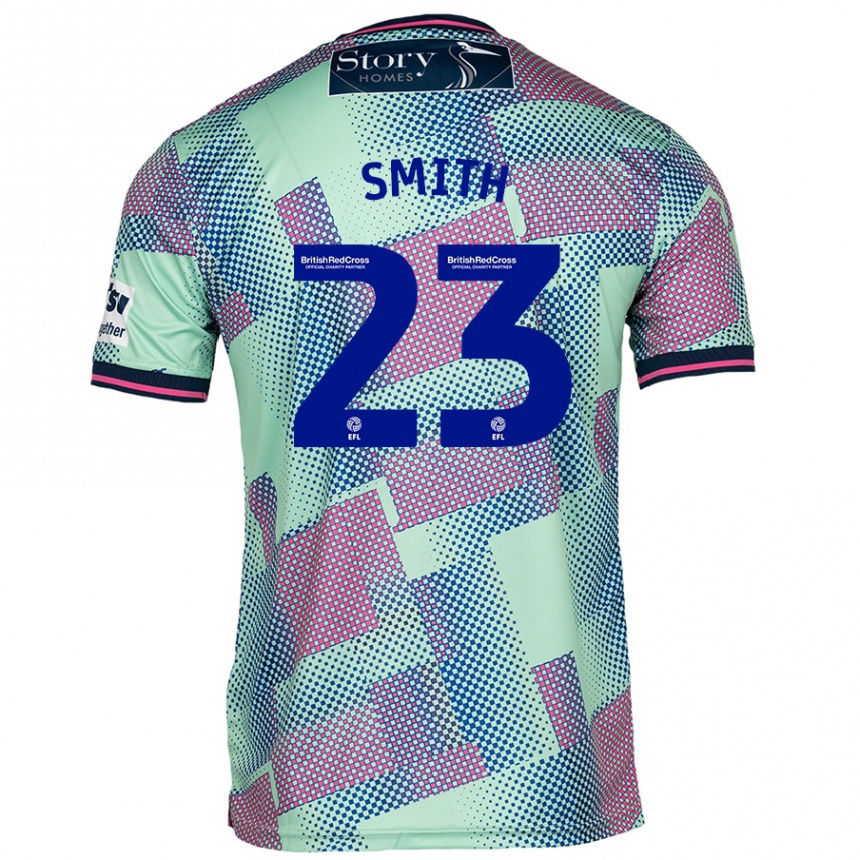 Men Football Jude Smith #23 Green Away Jersey 2024/25 T-Shirt Canada