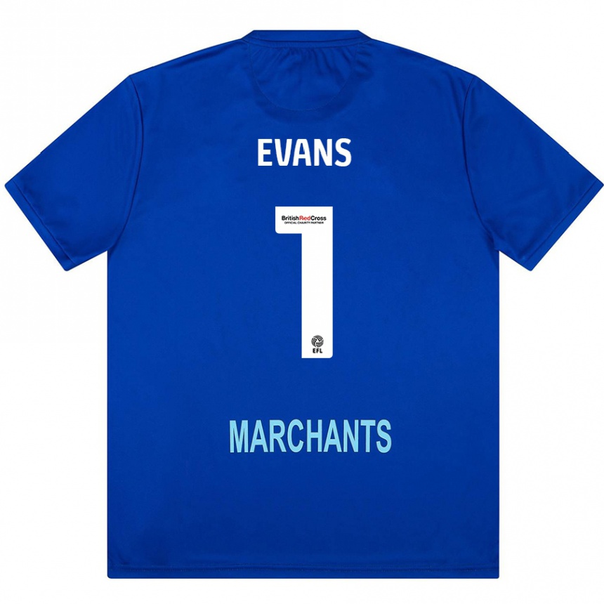 Homme Football Maillot Owen Evans #1 Vert Tenues Extérieur 2024/25 Canada