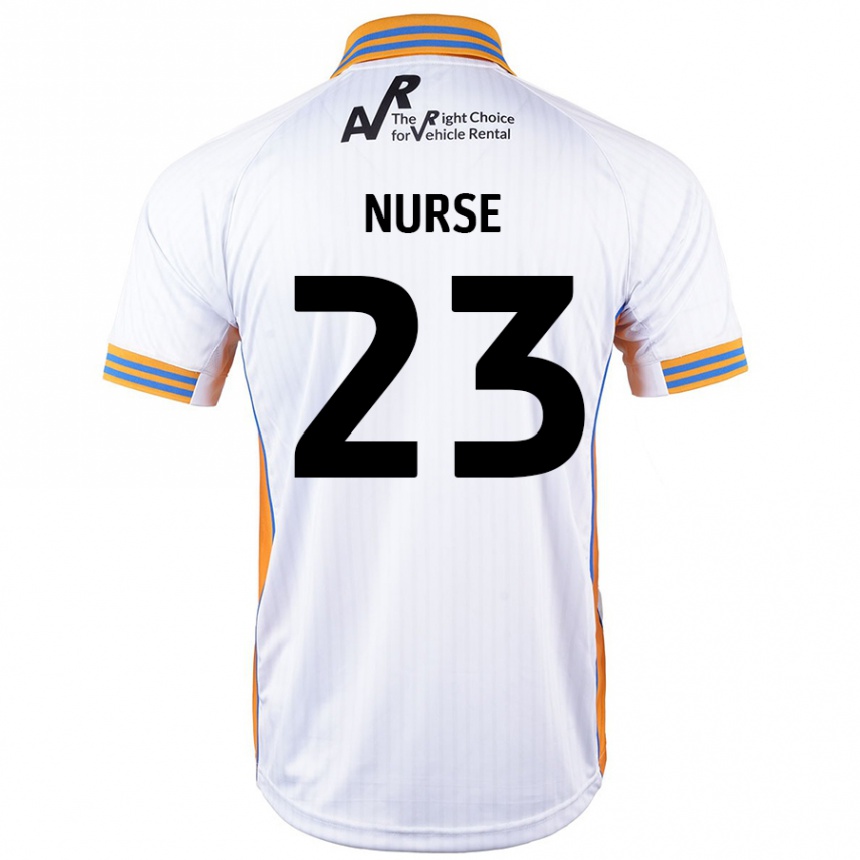 Homme Football Maillot George Nurse #23 Blanc Tenues Extérieur 2024/25 Canada