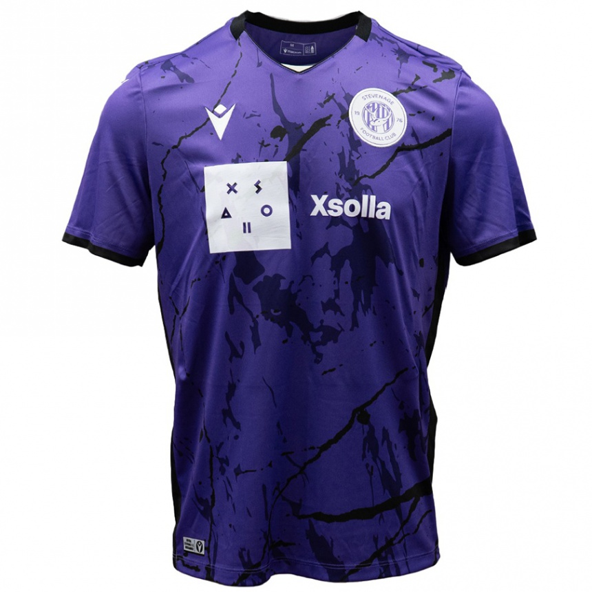 Men Football Aaron Pressley #20 Purple Away Jersey 2024/25 T-Shirt Canada