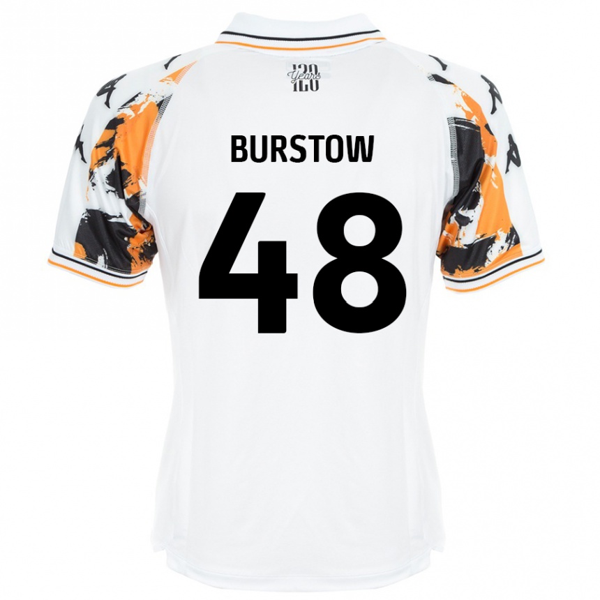 Homme Football Maillot Mason Burstow #48 Blanc Tenues Extérieur 2024/25 Canada