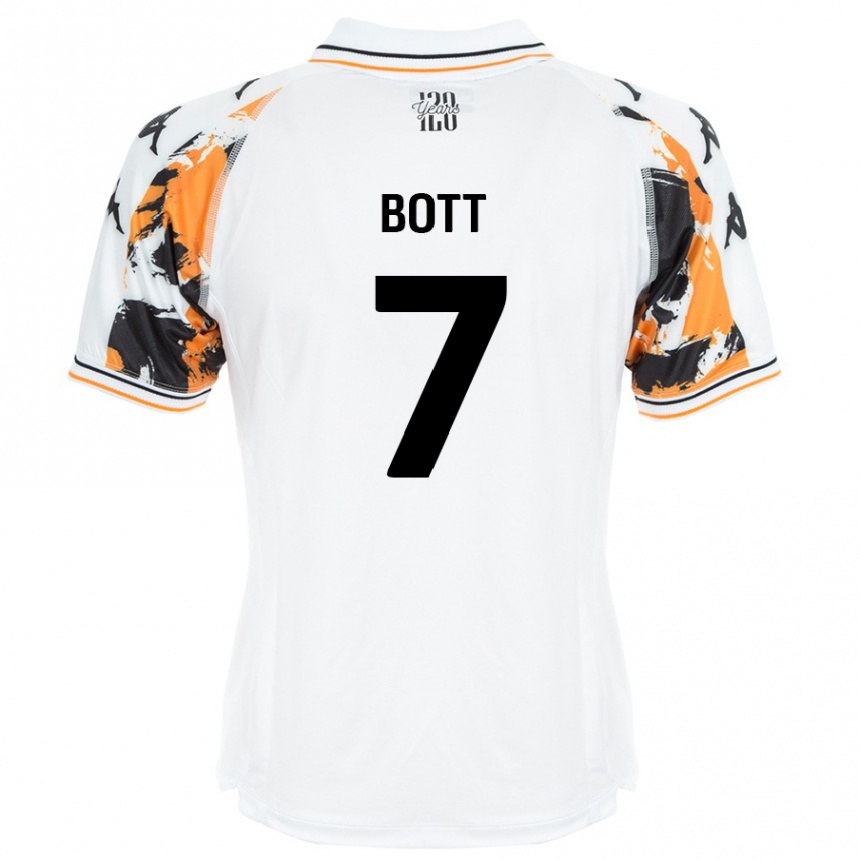 Men Football Liberty Bott #7 White Away Jersey 2024/25 T-Shirt Canada