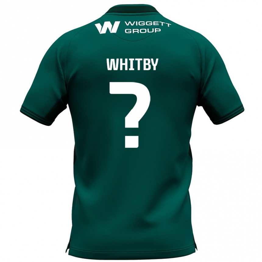 Men Football Oliver Whitby #0 Green Away Jersey 2024/25 T-Shirt Canada