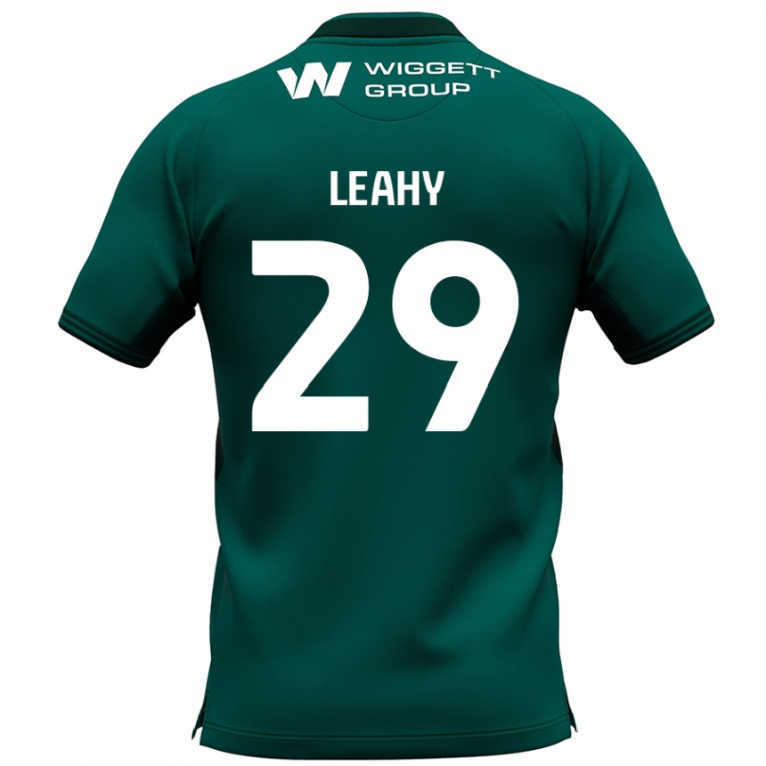 Men Football Tom Leahy #29 Green Away Jersey 2024/25 T-Shirt Canada