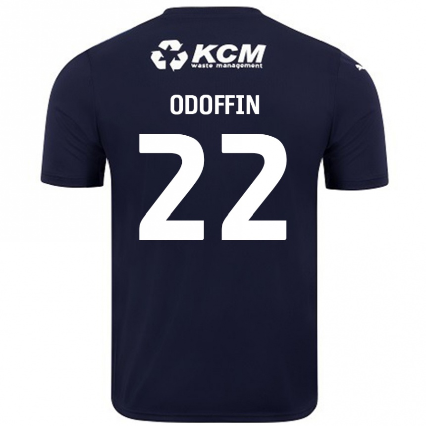 Men Football Hakeem Odoffin #22 Navy Blue Away Jersey 2024/25 T-Shirt Canada