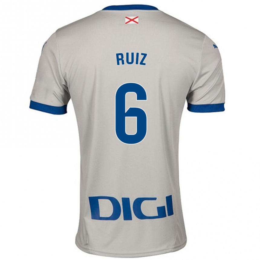 Men Football Markel Ruiz #6 Light Gray Away Jersey 2024/25 T-Shirt Canada