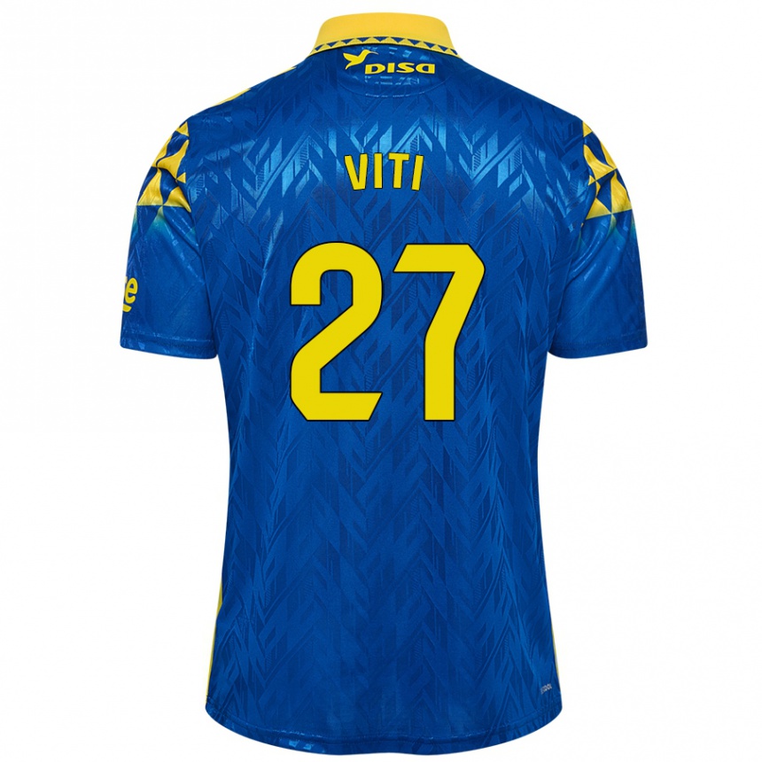 Homme Football Maillot Viti #27 Bleu Jaune Tenues Extérieur 2024/25 Canada