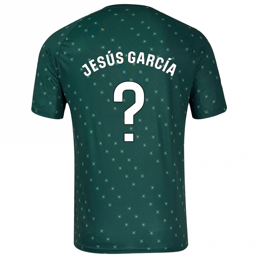 Homme Football Maillot Jesús García #0 Vert Foncé Tenues Extérieur 2024/25 Canada