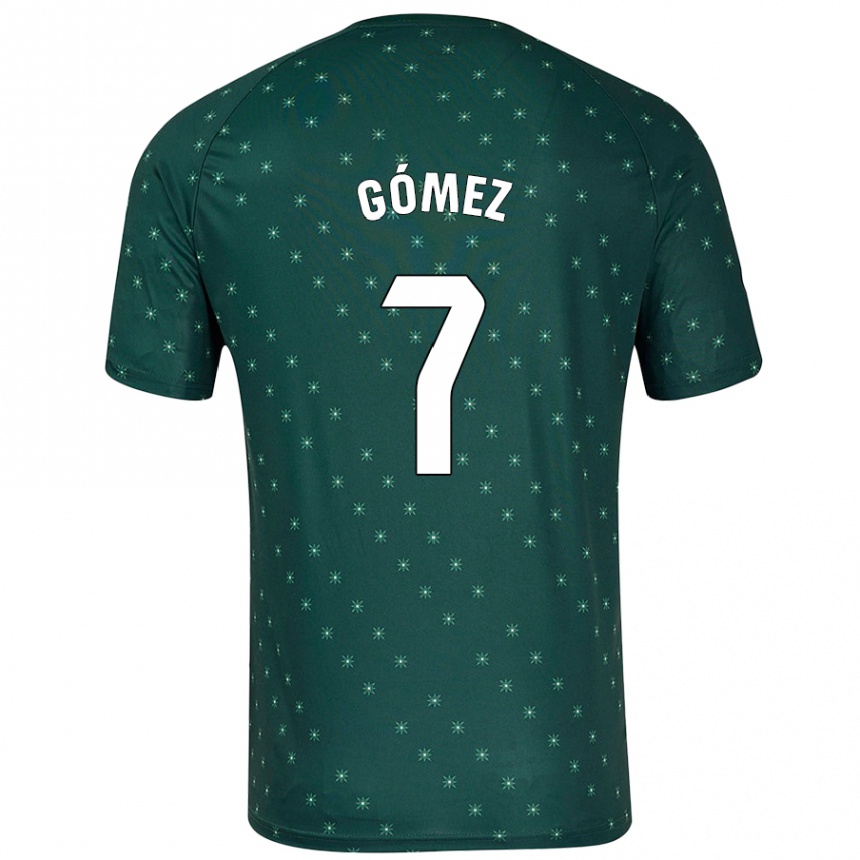 Men Football Valen Gómez #7 Dark Green Away Jersey 2024/25 T-Shirt Canada