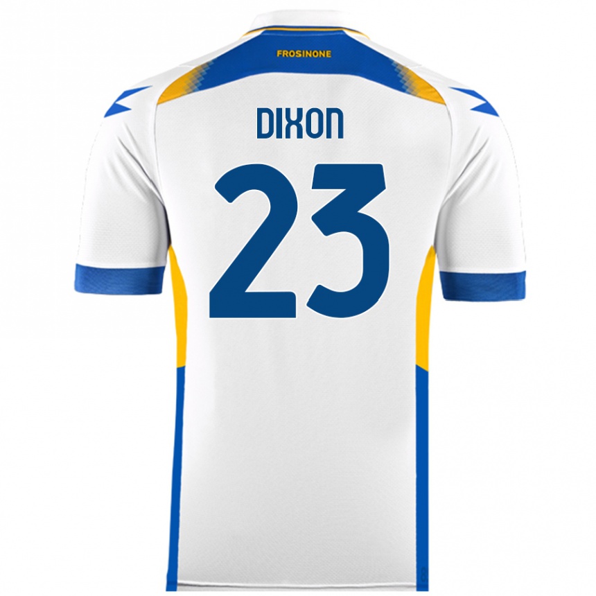 Homme Football Maillot Damar Dixon #23 Blanc Tenues Extérieur 2024/25 Canada