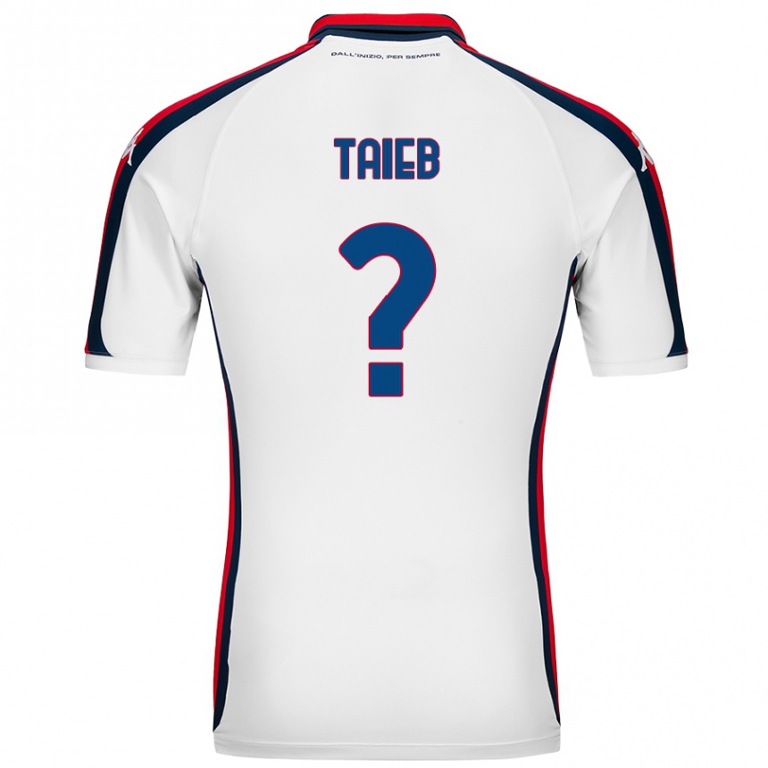 Homme Football Maillot Chad Taieb #0 Blanc Tenues Extérieur 2024/25 Canada