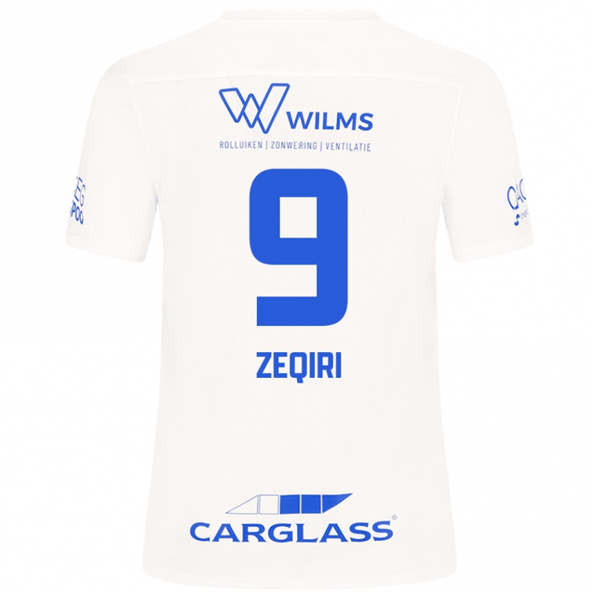 Men Football Andi Zeqiri #9 White Away Jersey 2024/25 T-Shirt Canada