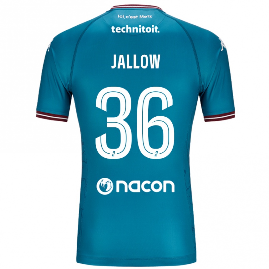 Men Football Ablie Jallow #36 Bleu Petrole Away Jersey 2024/25 T-Shirt Canada