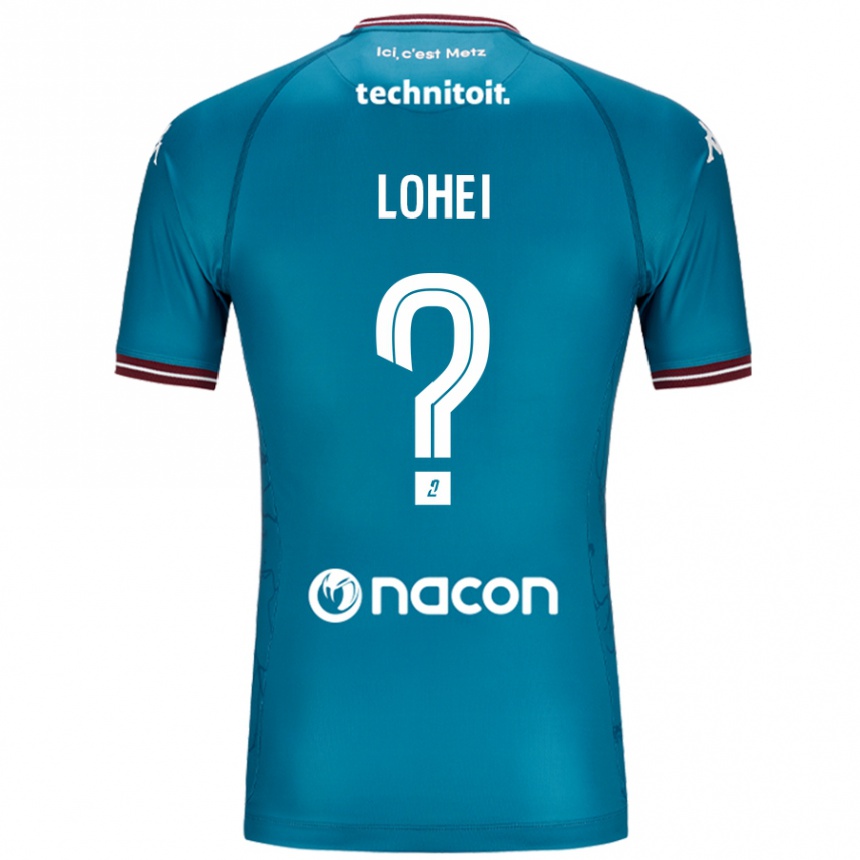 Men Football Fabio Lohei #0 Bleu Petrole Away Jersey 2024/25 T-Shirt Canada