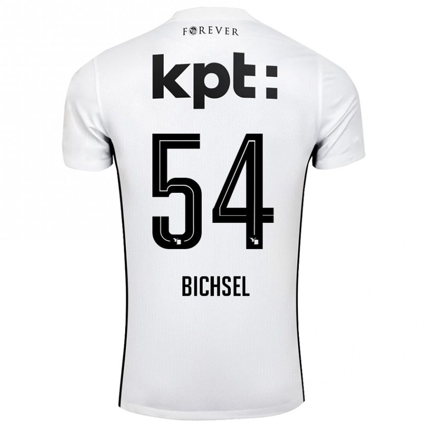 Homme Football Maillot Joel Bichsel #54 Blanc Noir Tenues Extérieur 2024/25 Canada