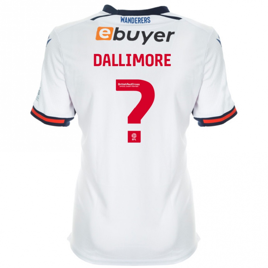 Women Football Jack Dallimore #0 White Home Jersey 2024/25 T-Shirt Canada