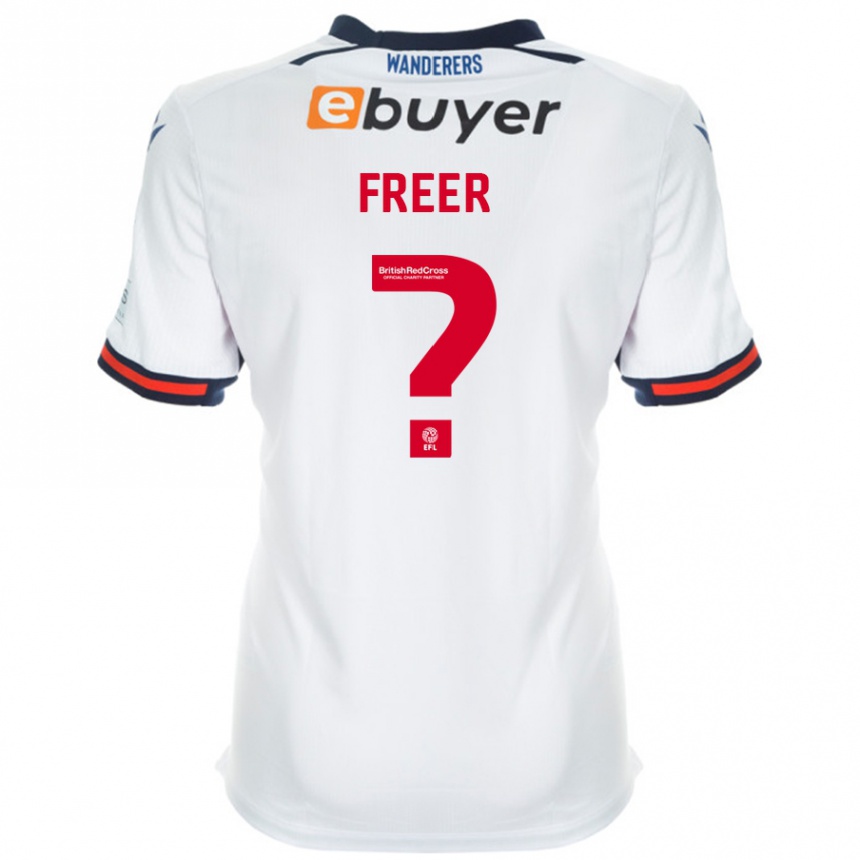 Women Football Eleanor Freer #0 White Home Jersey 2024/25 T-Shirt Canada