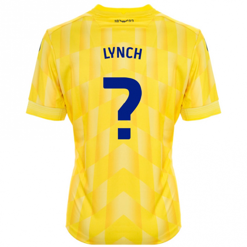 Women Football Bobby Lynch #0 Yellow Home Jersey 2024/25 T-Shirt Canada