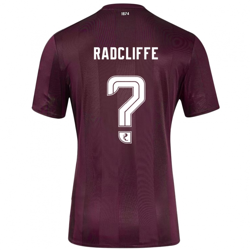 Women Football Josh Radcliffe #0 Burgundy Home Jersey 2024/25 T-Shirt Canada