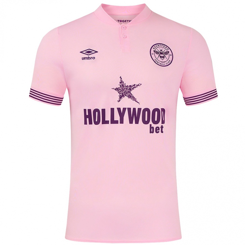 Women Football Kerron Samuels #0 Pink Away Jersey 2024/25 T-Shirt Canada