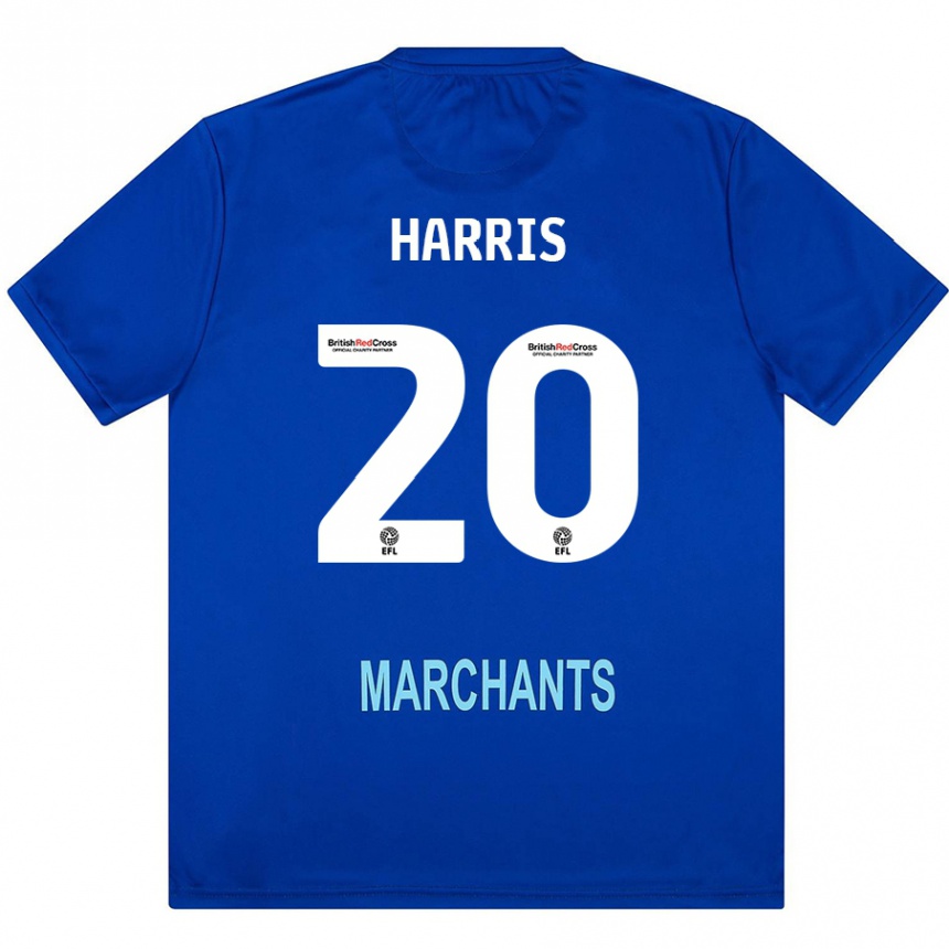 Women Football Max Harris #20 Green Away Jersey 2024/25 T-Shirt Canada