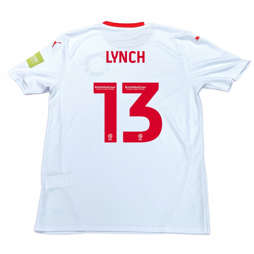 Women Football Jay Lynch #13 White Away Jersey 2024/25 T-Shirt Canada