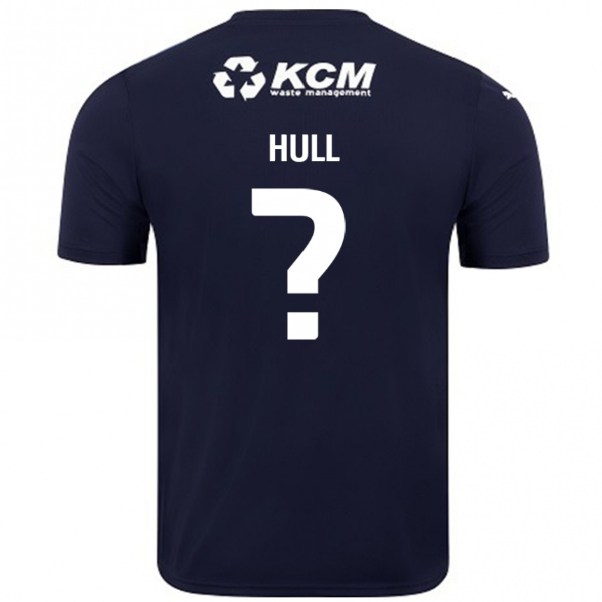 Women Football Jake Hull #0 Navy Blue Away Jersey 2024/25 T-Shirt Canada