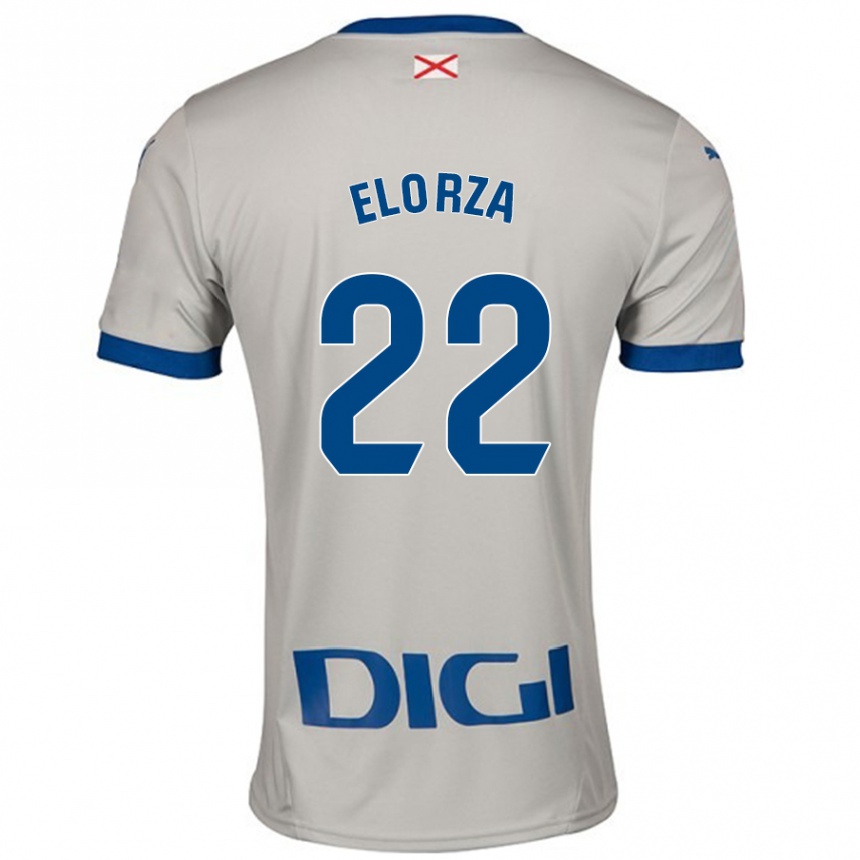 Women Football Sheila Elorza #22 Light Gray Away Jersey 2024/25 T-Shirt Canada