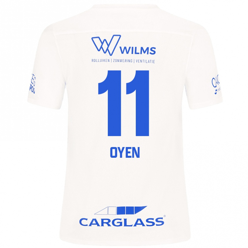 Femme Football Maillot Luca Oyen #11 Blanc Tenues Extérieur 2024/25 Canada