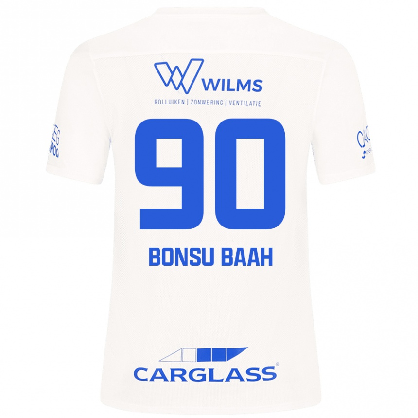 Femme Football Maillot Christopher Bonsu Baah #90 Blanc Tenues Extérieur 2024/25 Canada