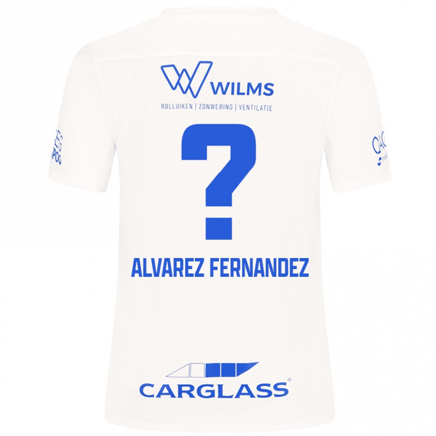 Femme Football Maillot Loïc Alvarez Fernandez #0 Blanc Tenues Extérieur 2024/25 Canada