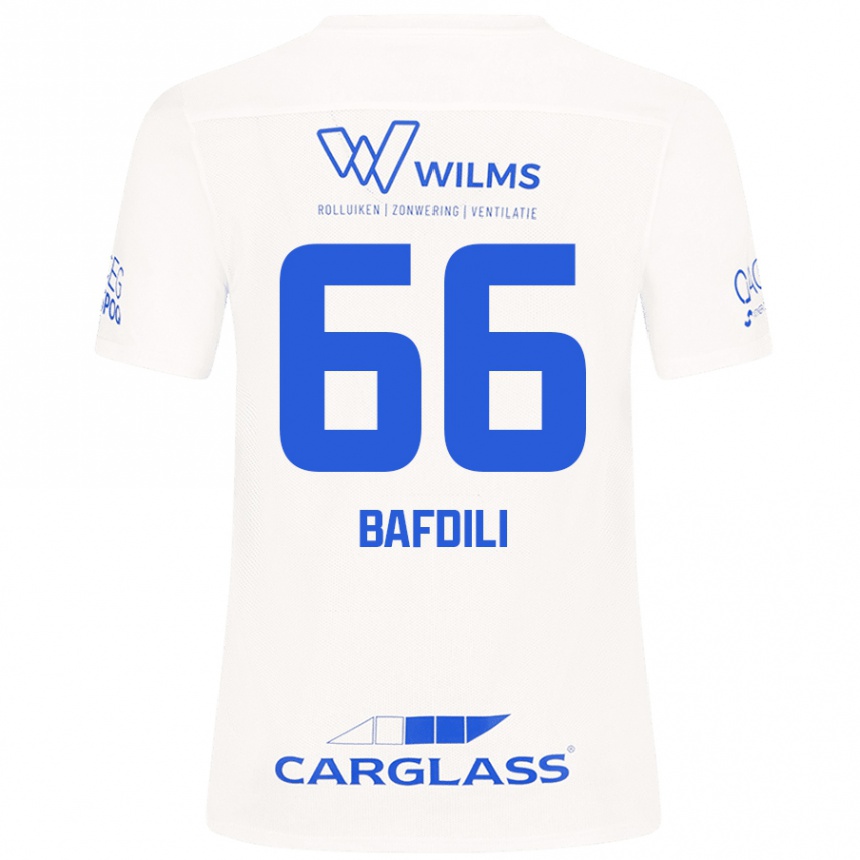 Women Football Zaïd Bafdili #66 White Away Jersey 2024/25 T-Shirt Canada