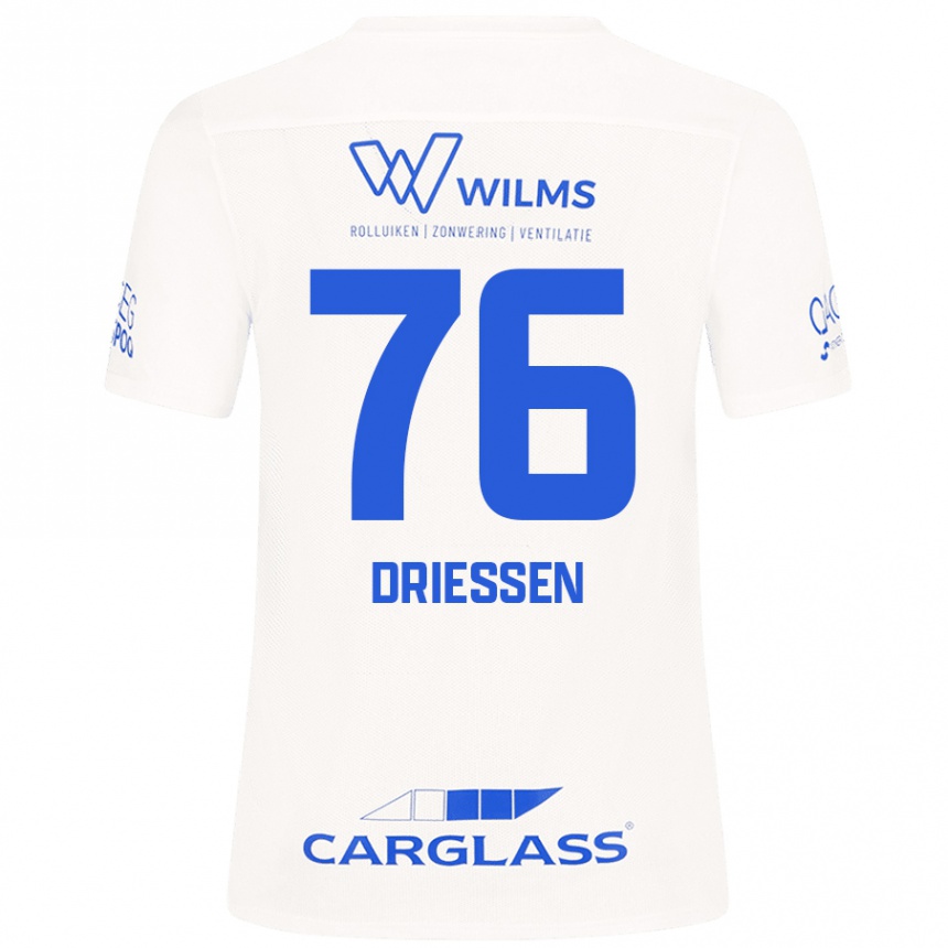 Femme Football Maillot Jelle Driessen #76 Blanc Tenues Extérieur 2024/25 Canada