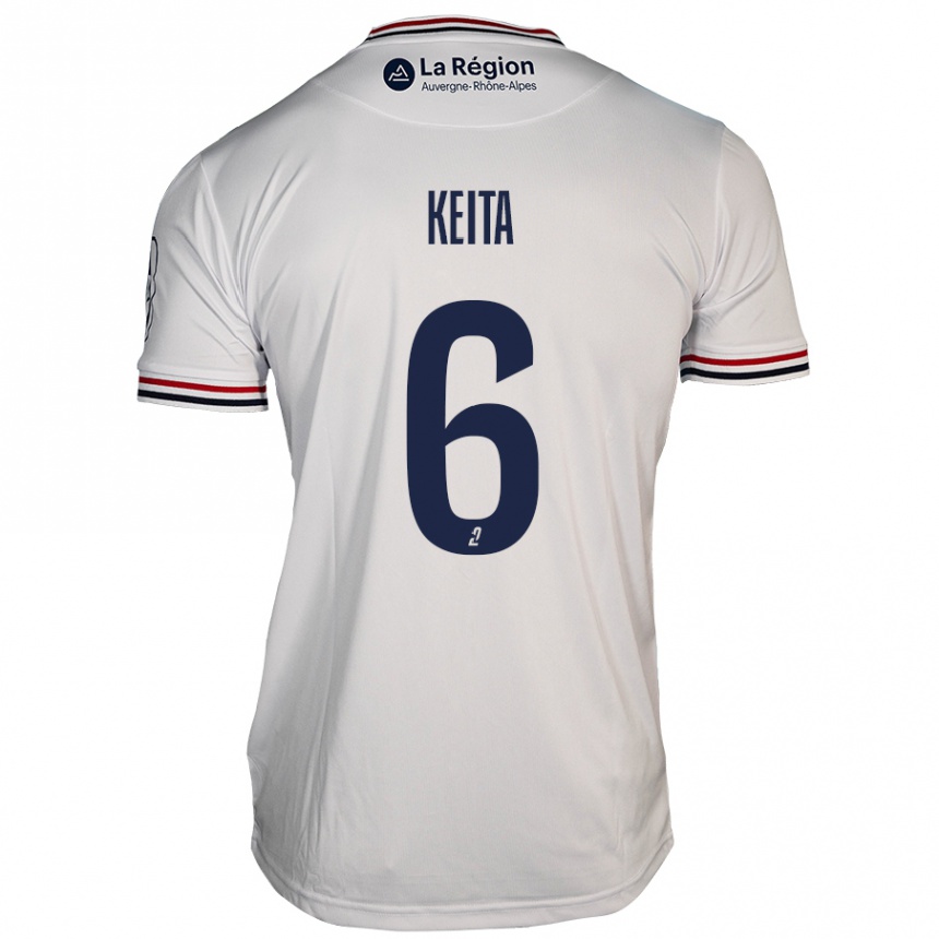 Femme Football Maillot Habib Keïta #6 Blanc Tenues Extérieur 2024/25 Canada