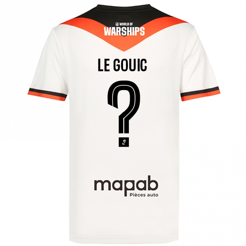 Femme Football Maillot Bryan Le Gouic #0 Blanc Tenues Extérieur 2024/25 Canada