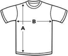 Custom T-shirt Size Chart